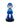 Exquisite Gaming Blue Mega Man Stand for Controller and Smartphone with USB-C Cable