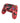 Manette de jeu Dragonshock Mizar Bluetooth sans fil PS4 analogique/numérique camouflage rouge