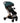 MoMi ESTELLE Passeggino Leggero WOSP00019 6 Mesi - 15 kg Pieghevole con Ruote EVA Nero/Verde