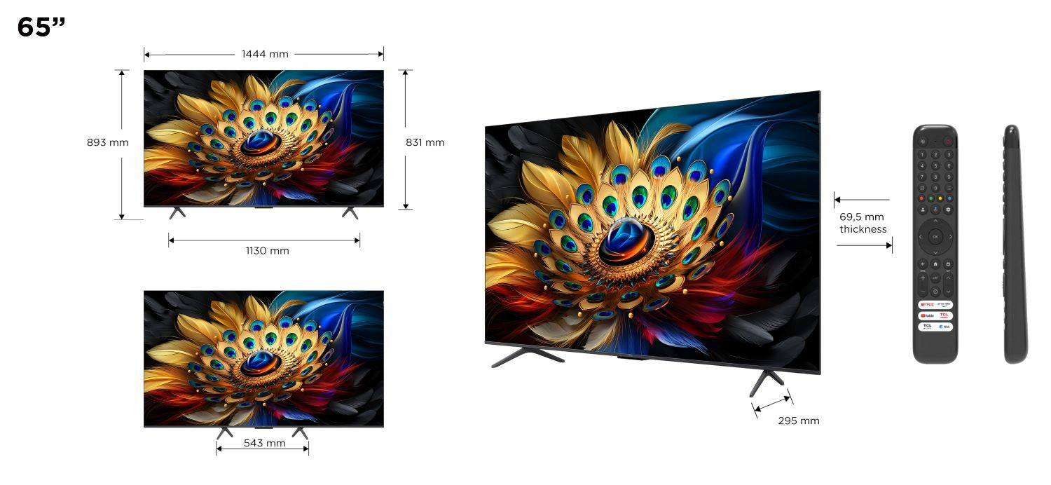 TCL 65C655 Smart TV QLED 65