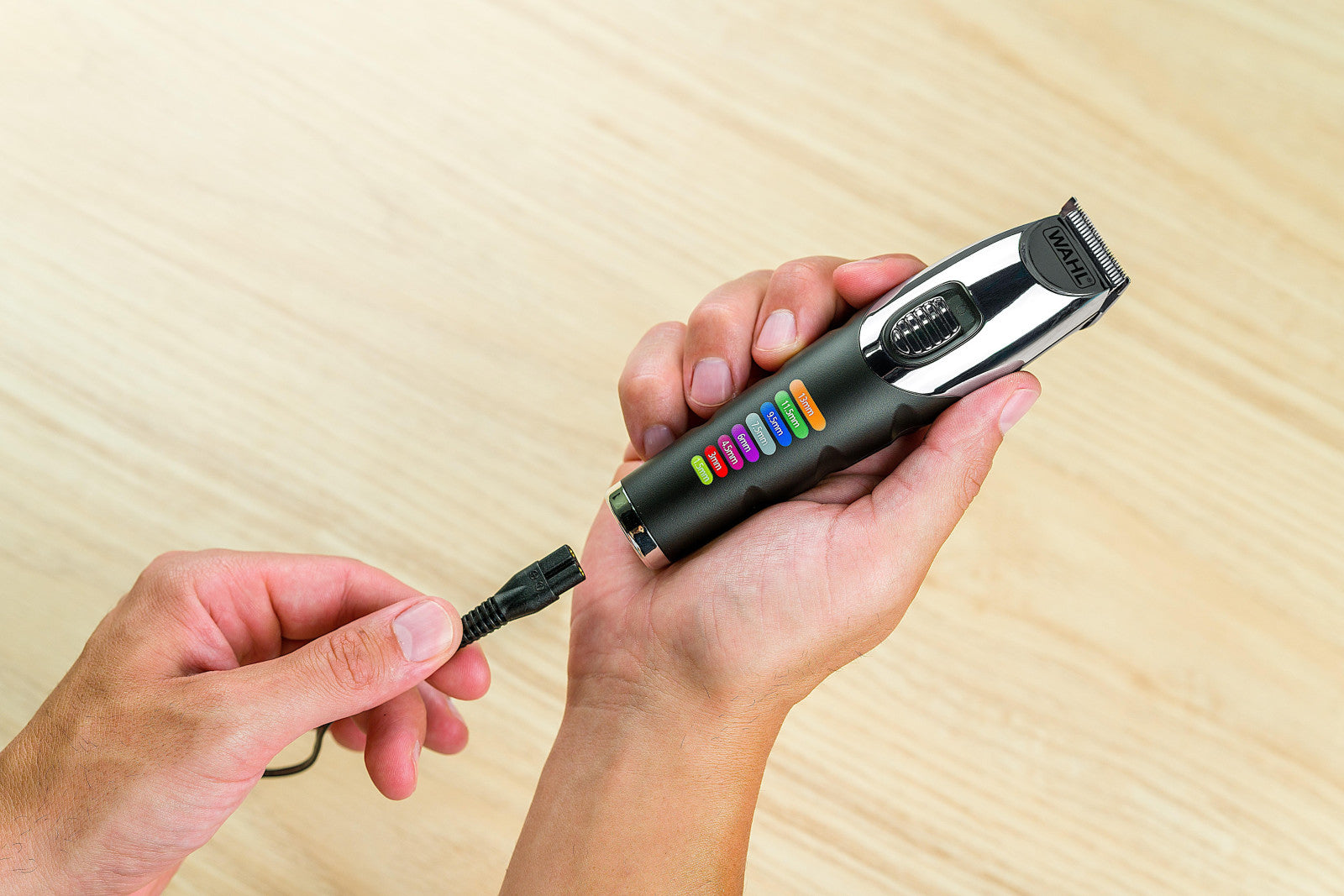 Wahl Tagliacapelli Senza Filo 8 Lunghezze Nero Acciaio Inox Batteria 240min