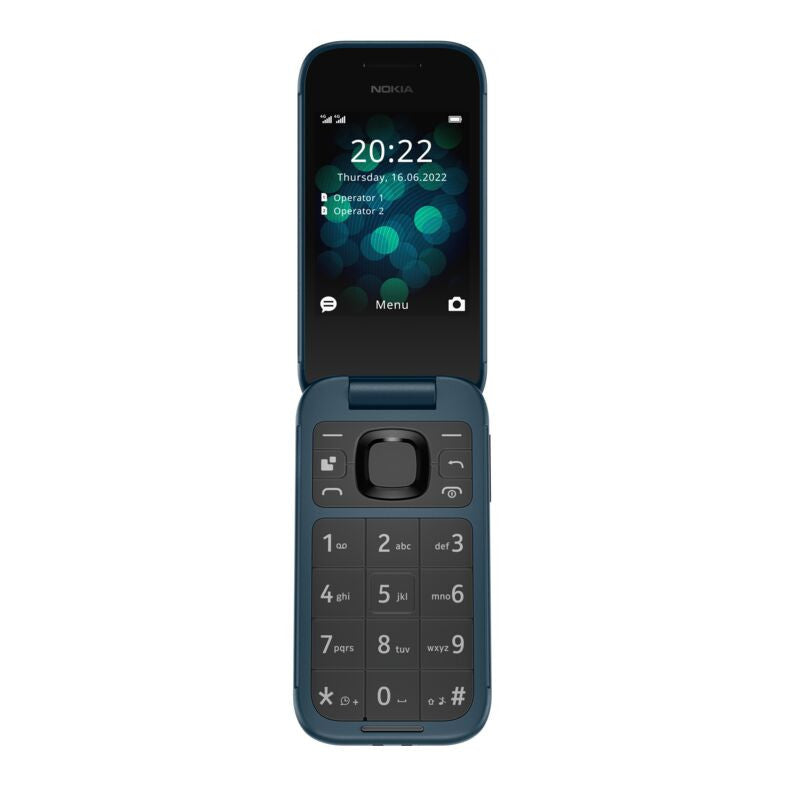 Nokia 2660 Flip Telefono Cellulare Basico Blu 4G Doppia SIM Schermo 2.8