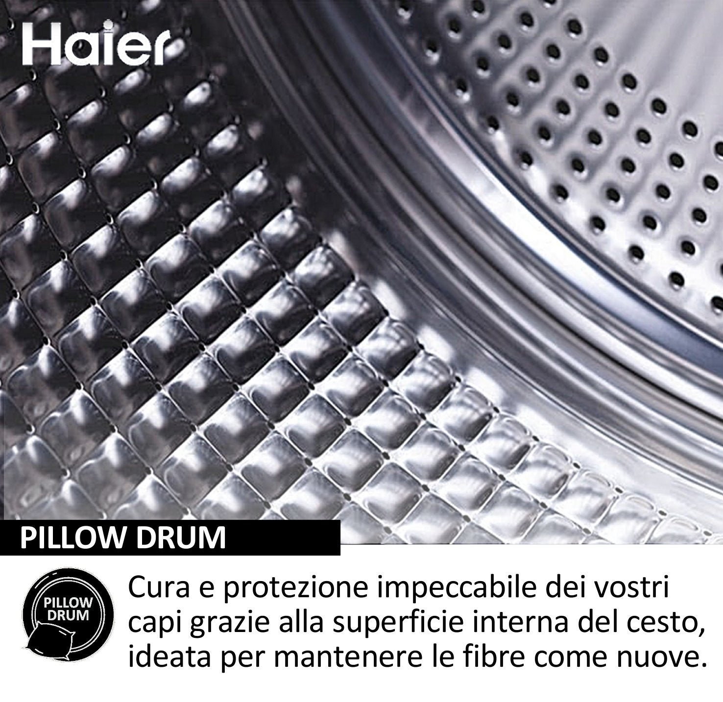 Haier HW80BP14929AS Lavatrice 8kg Carica Frontale 1400 Giri Classe A Bianco