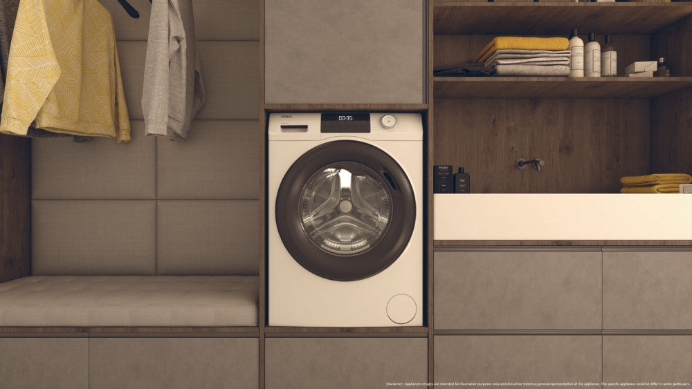 Haier HW80BP14929AS Lavatrice 8kg Carica Frontale 1400 Giri Classe A Bianco