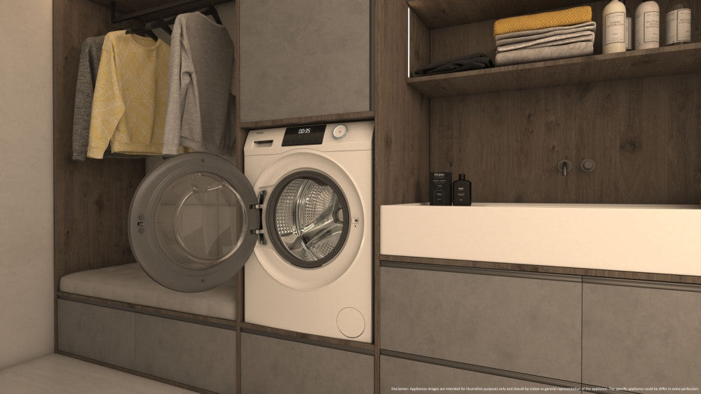 Haier HW80BP14929AS Lavatrice 8kg Carica Frontale 1400 Giri Classe A Bianco