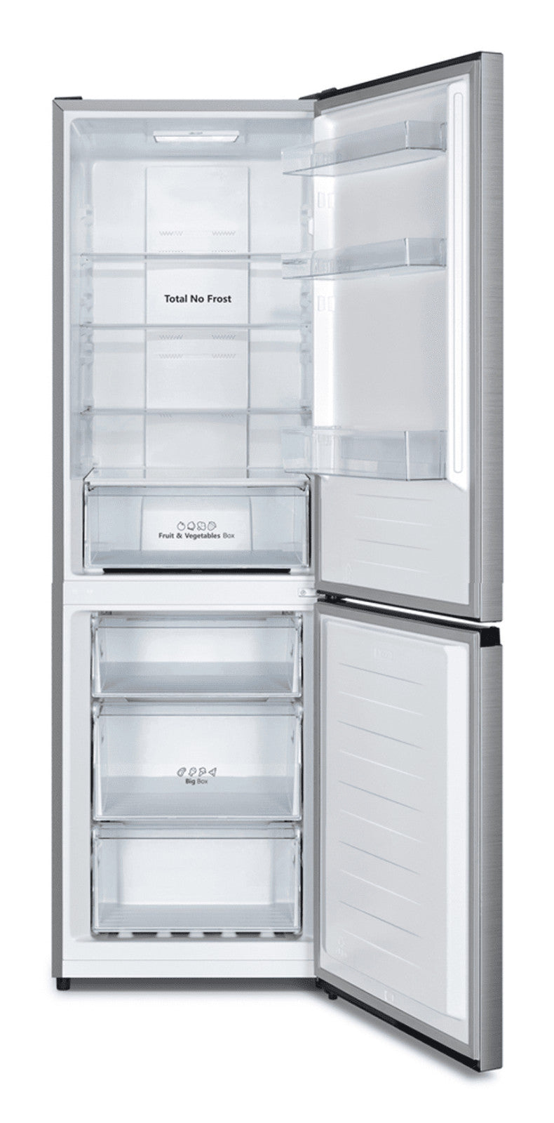 Hisense RB390N4CCD1 Frigorifero Congelatore 304L Grigio Libera Installazione Classe D