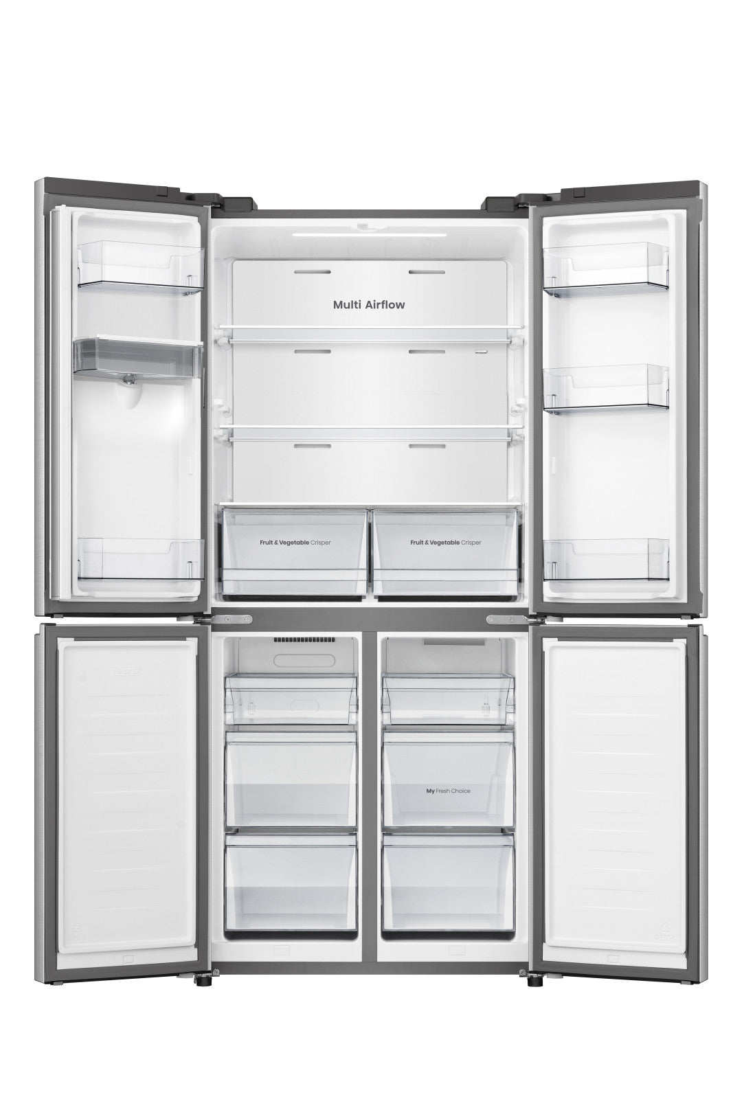 Hisense RQ5P470SMIE Frigorifero Congelatore Side-by-Side 482L Argento No Frost