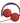 JBL JR310 Auricolare Cablato a Padiglione Rosso per Musica - Stereo con Cavo 1m