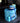 FCS Bathroom Borsa da doccia portatile 43x21,5x38cm azzurra impermeabile antimuffa