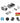 DJI Mini 3 RC Drone Grigio Bianco 48MP 4K HDR con Radiocomando