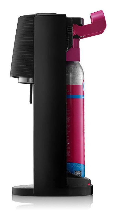SodaStream Terra Nero Gasatore con Cilindro CO2 e Bottiglia 1 Litro