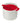 AEG A9MBSTE2 Set per Microonde 2000ml Rosso e Bianco con Coperchio Rimovibile