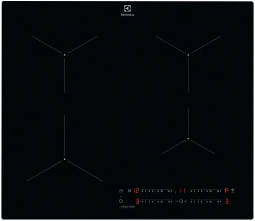 Electrolux LIL61443C Piano Cottura Induzione 4 Fornelli 60cm da Incasso Nero