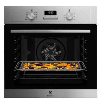 Electrolux EOM3H04X Forno Elettrico da Incasso 72L Nero e Acciaio Inox Classe A+