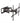 ITB Supporto TV Parete RO17.99.1207 Nero Multisnodo Doppio Braccio 75kg 50-90"