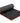 Roline Tappetino Desk Pad per Mouse e Tastiera 780 x 300 x 5 mm Nero/Rosso