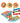 DIDO' Pasta da Modellare Pizza con Accessori Set Gioco Educativo per Bambini