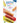 GIOTTO Happy Gomma Multicolore a Forma di Matita - Set 3 Pezzi - 20 Colori Disponibili