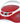 New Majestic Lettore CD Portatile AH-1262R Rosso Digitale con Display LED e Ingresso Aux