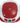 New Majestic Lettore CD Portatile AH-1262R Rosso Digitale con Display LED e Ingresso Aux