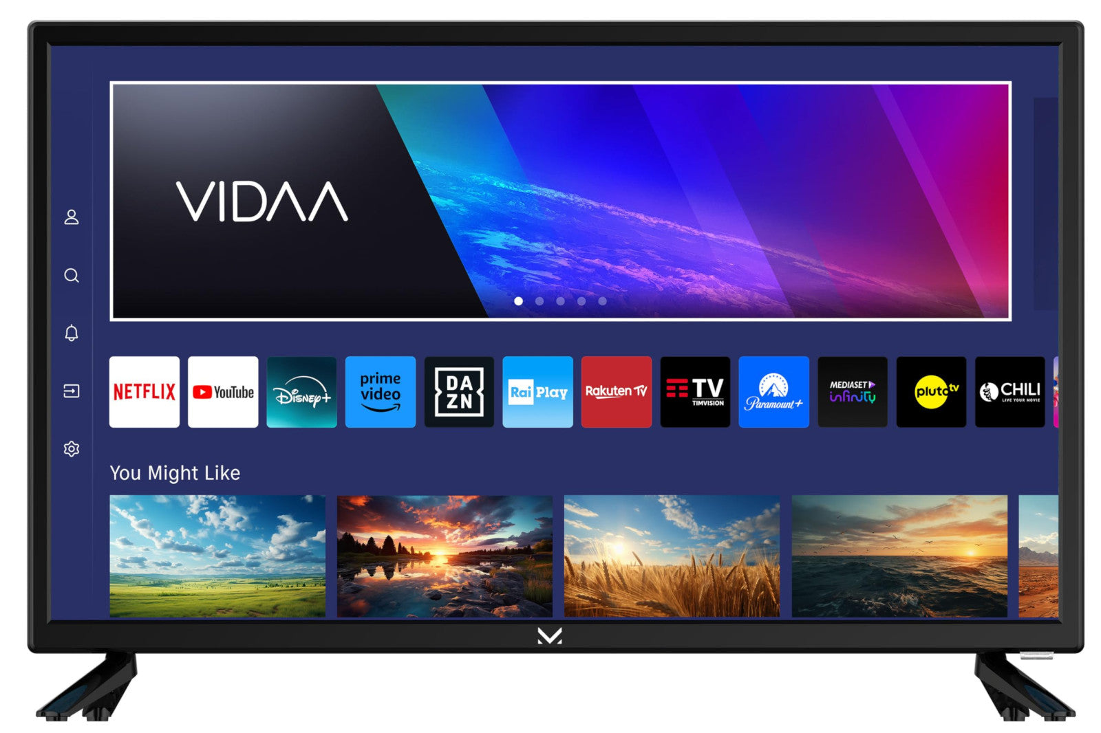 Majestic SM424 V1 Televisore Smart TV LED 24