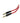 NuovaVideoSuono Cavo Audio 3.5mm Maschio-Maschio 0,7m Nero/Rosso Contatti Oro