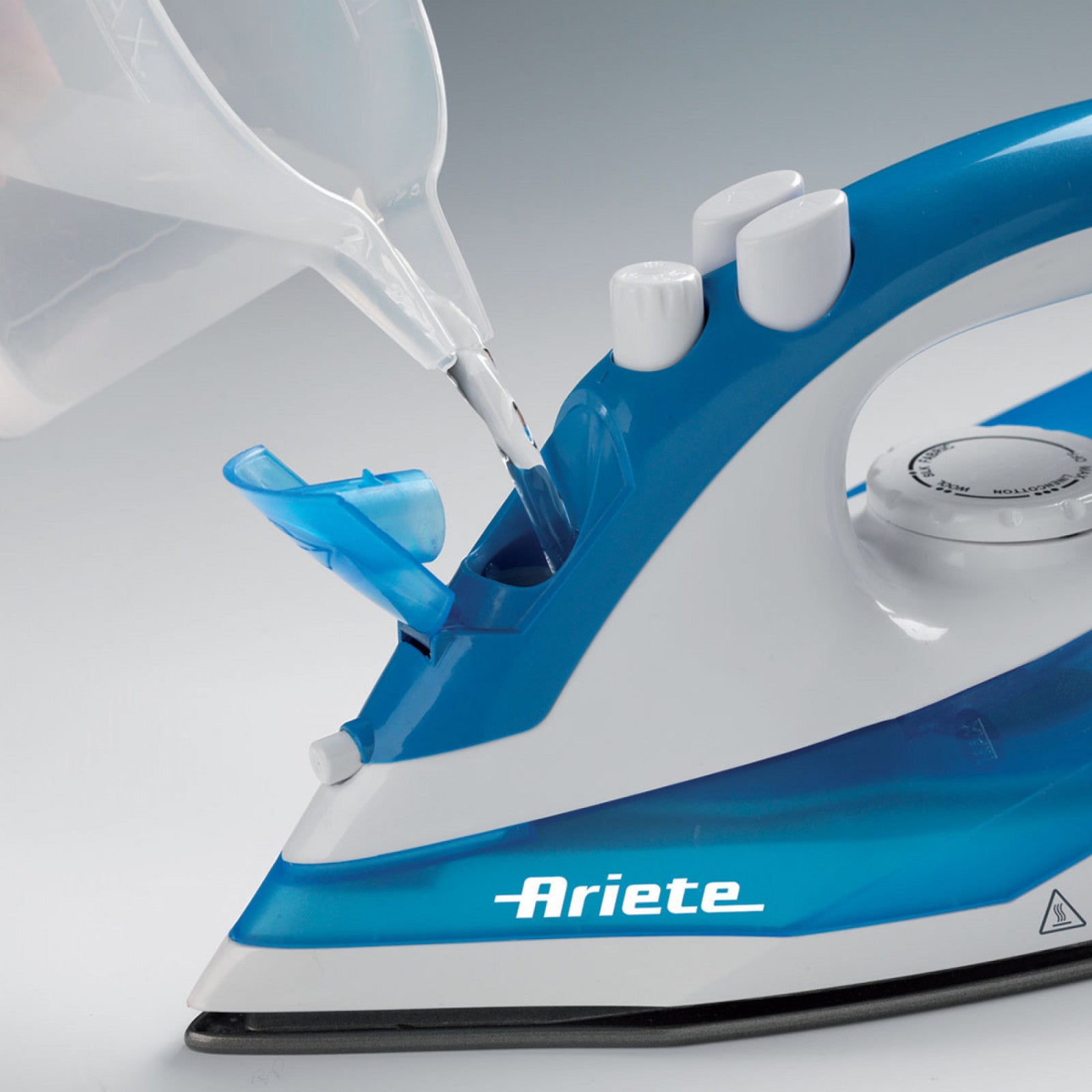 Ferro da stiro a vapore Ariete 6234 2000W piastra Teflon colpo vapore 140g/min bianco blu