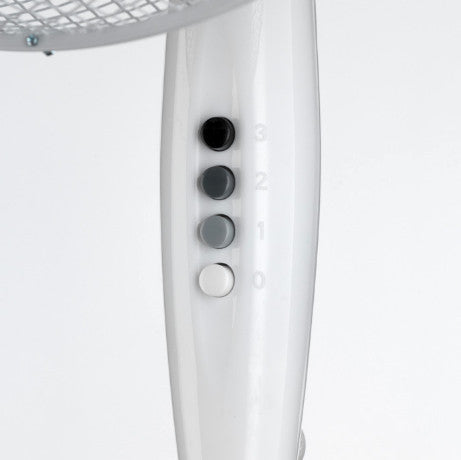 Ariete Ventilatore da Pavimento 40cm 3 Velocità Oscillante Regolabile Grigio/Bianco 45W