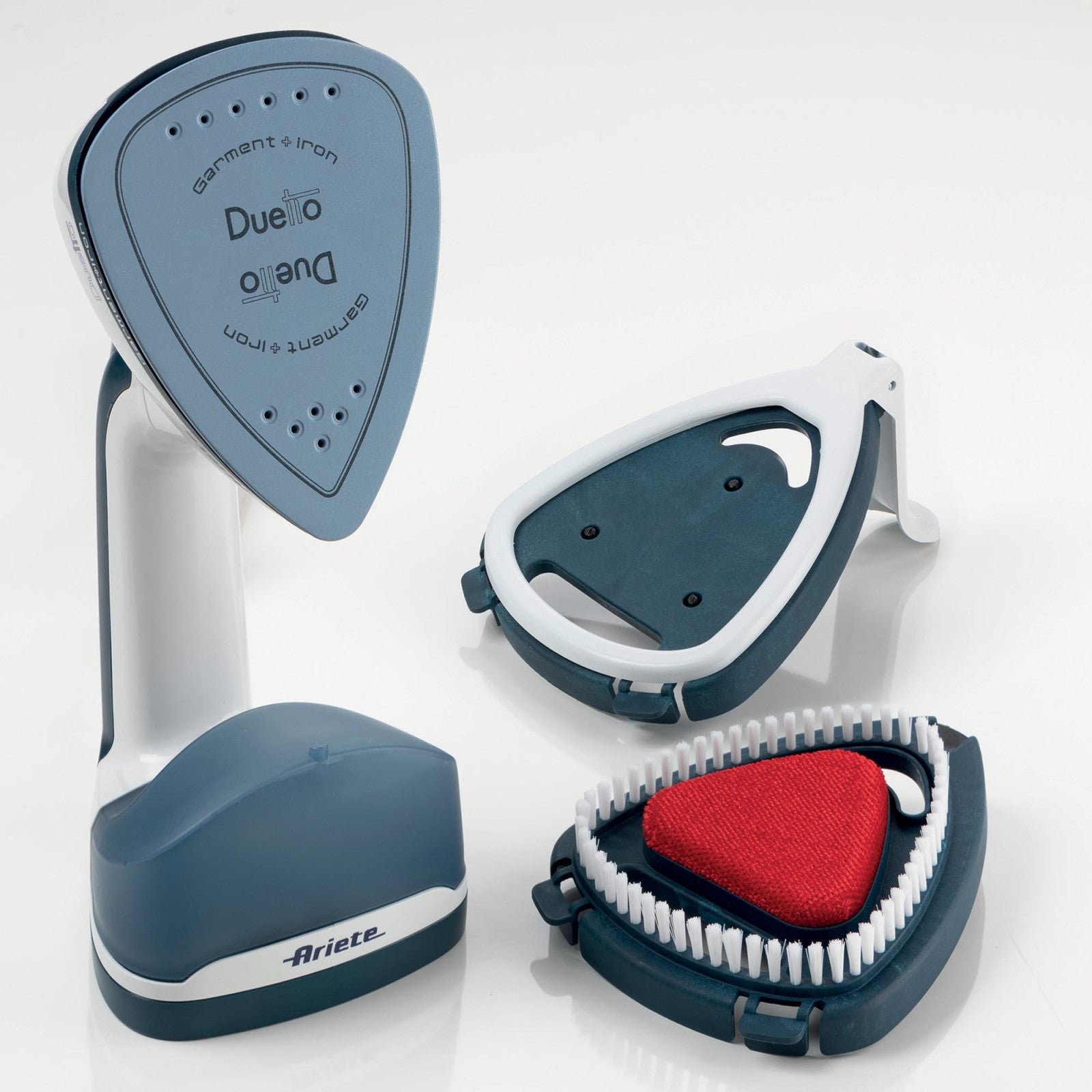Ariete Duetto 6246 Stiratrice Verticale Portatile 1000W Piastra Ceramica Bianco e Blu