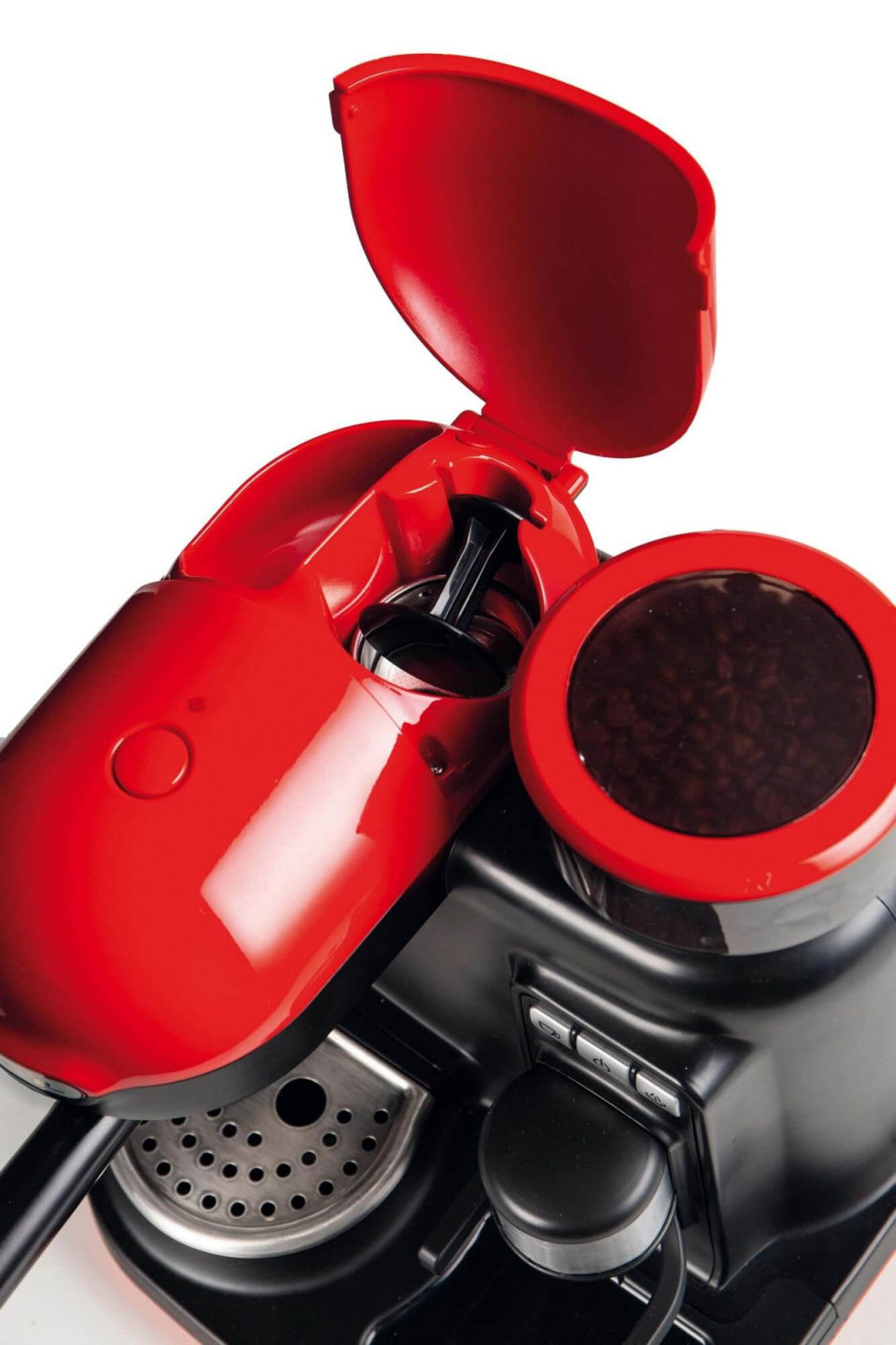 Ariete 1318 Macchina da Caffè Automatica con Macinacaffè Integrato 15 bar Rosso