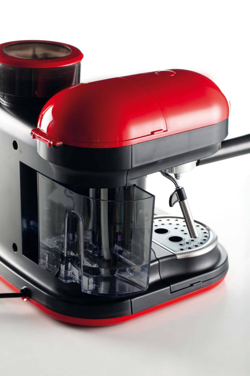 Ariete 1318 Macchina da Caffè Automatica con Macinacaffè Integrato 15 bar Rosso
