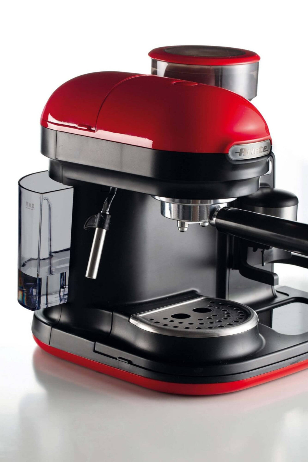 Ariete 1318 Macchina da Caffè Automatica con Macinacaffè Integrato 15 bar Rosso