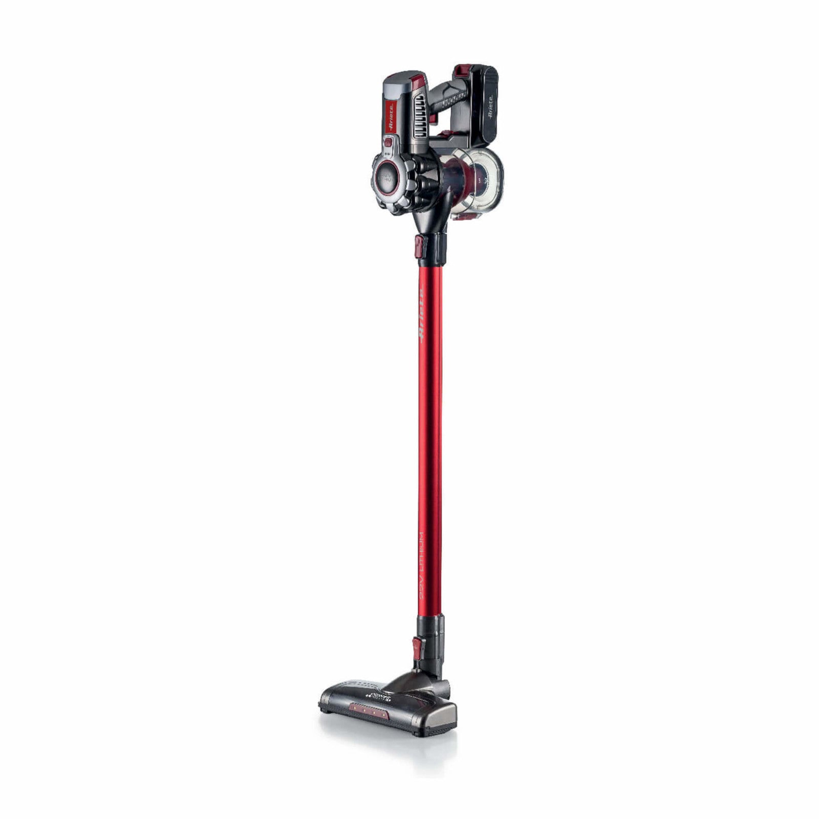 Ariete 2757 Scopa Elettrica Senza Fili 22V Batteria al Litio Rosso