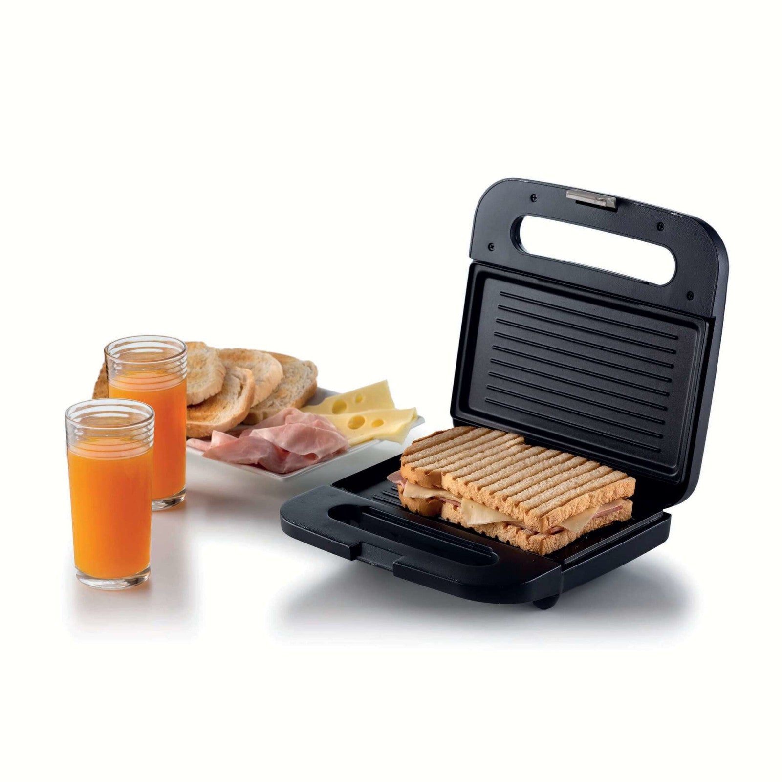 Ariete 1971 Tostiera Grill 750W Piastre Antiaderenti 23x13cm Elettrodomestico Cucina