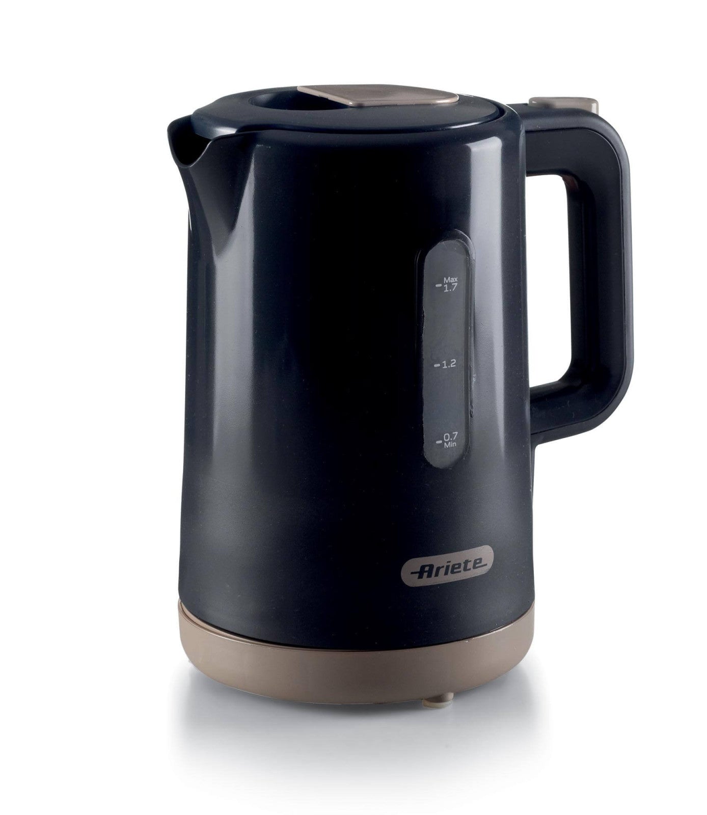 Ariete Bollitore 2846 1,7L 2200W Senza Filo Dark & Sahara Grey Base Rimovibile
