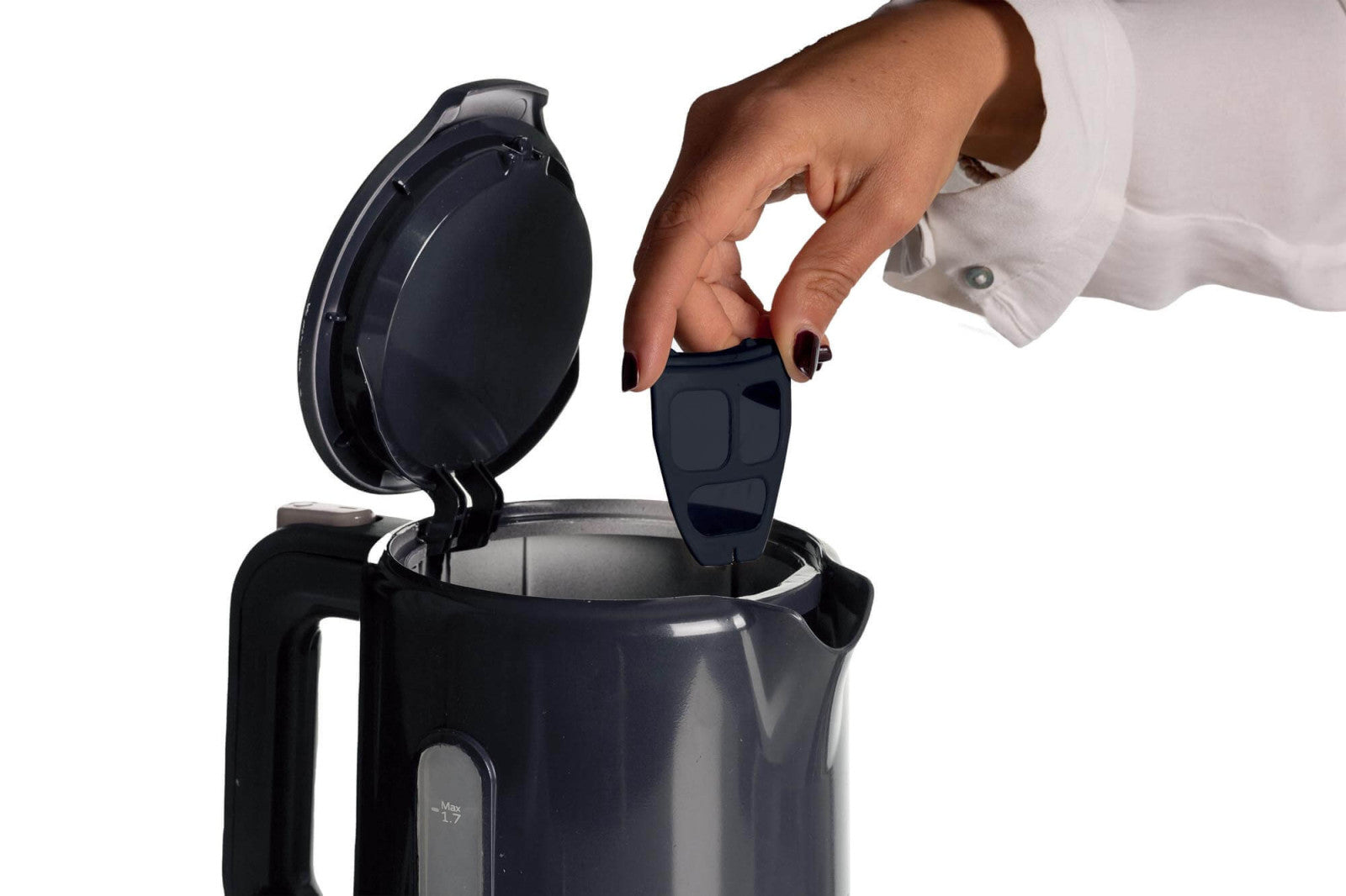 Ariete Bollitore 2846 1,7L 2200W Senza Filo Dark & Sahara Grey Base Rimovibile