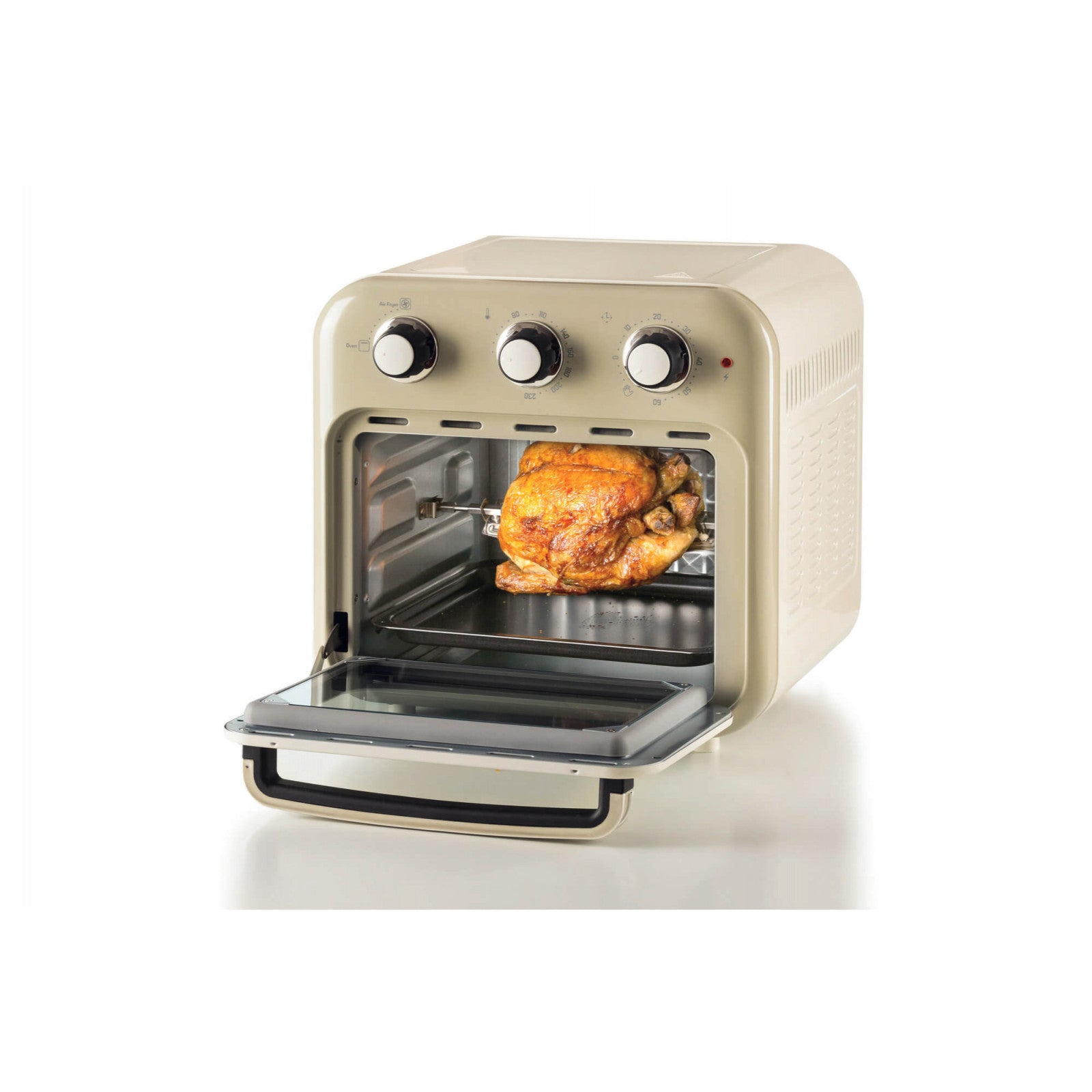 Ariete Friggitrice ad Aria e Forno 2in1 Vintage 4632 16L 1400W Beige
