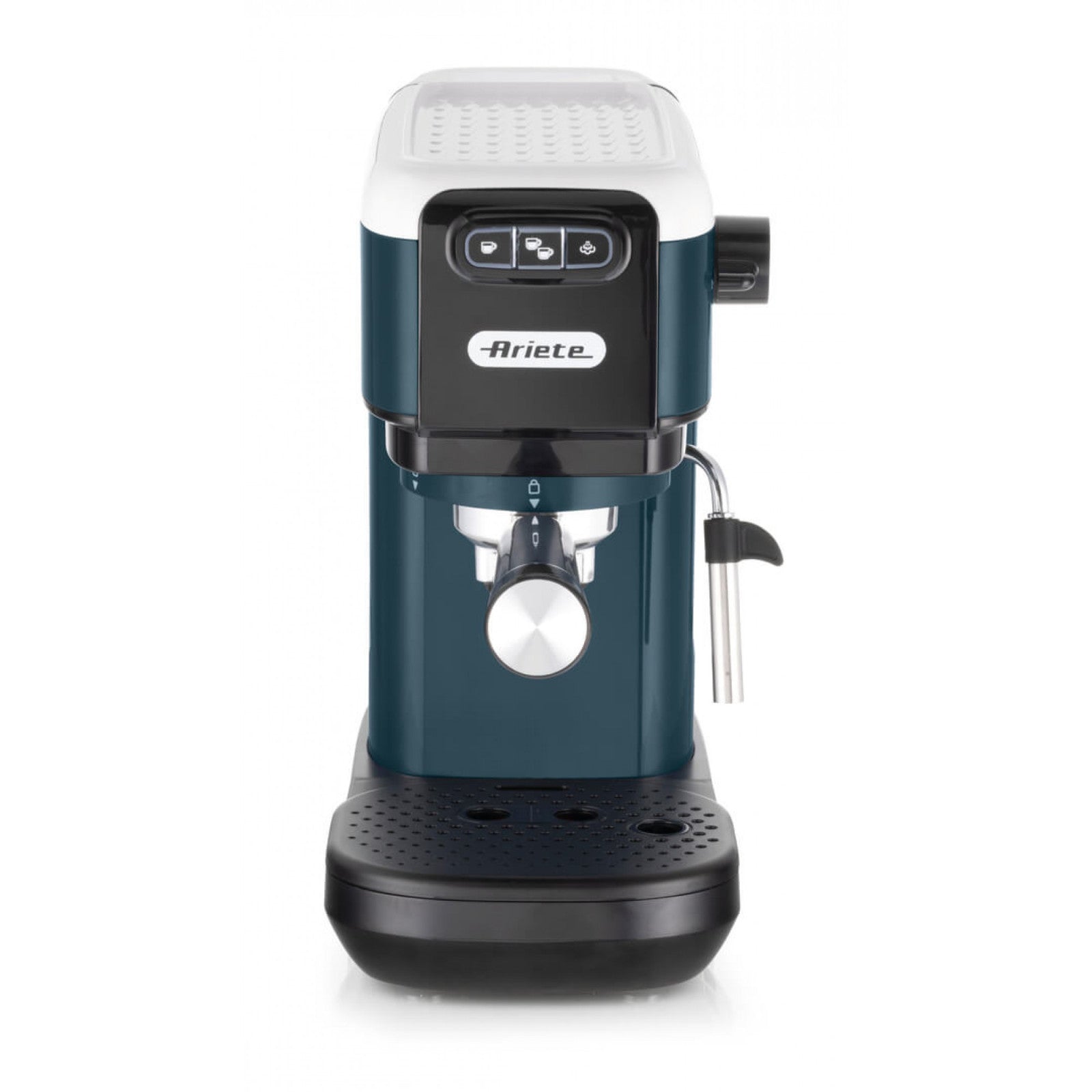 Ariete Macchina Caffè Espresso 1399 Bianca 1300W 15 bar Cialde E.S.E. e Macinato
