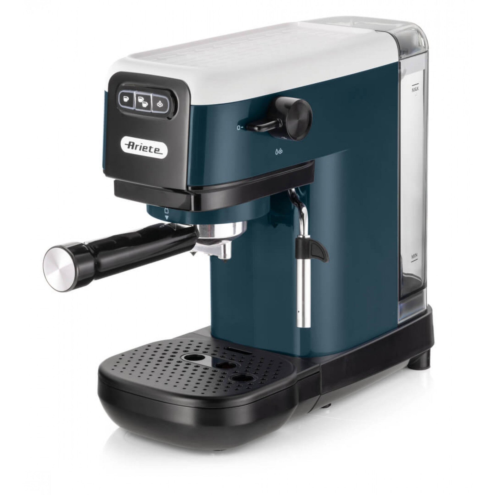Ariete Macchina Caffè Espresso 1399 Bianca 1300W 15 bar Cialde E.S.E. e Macinato