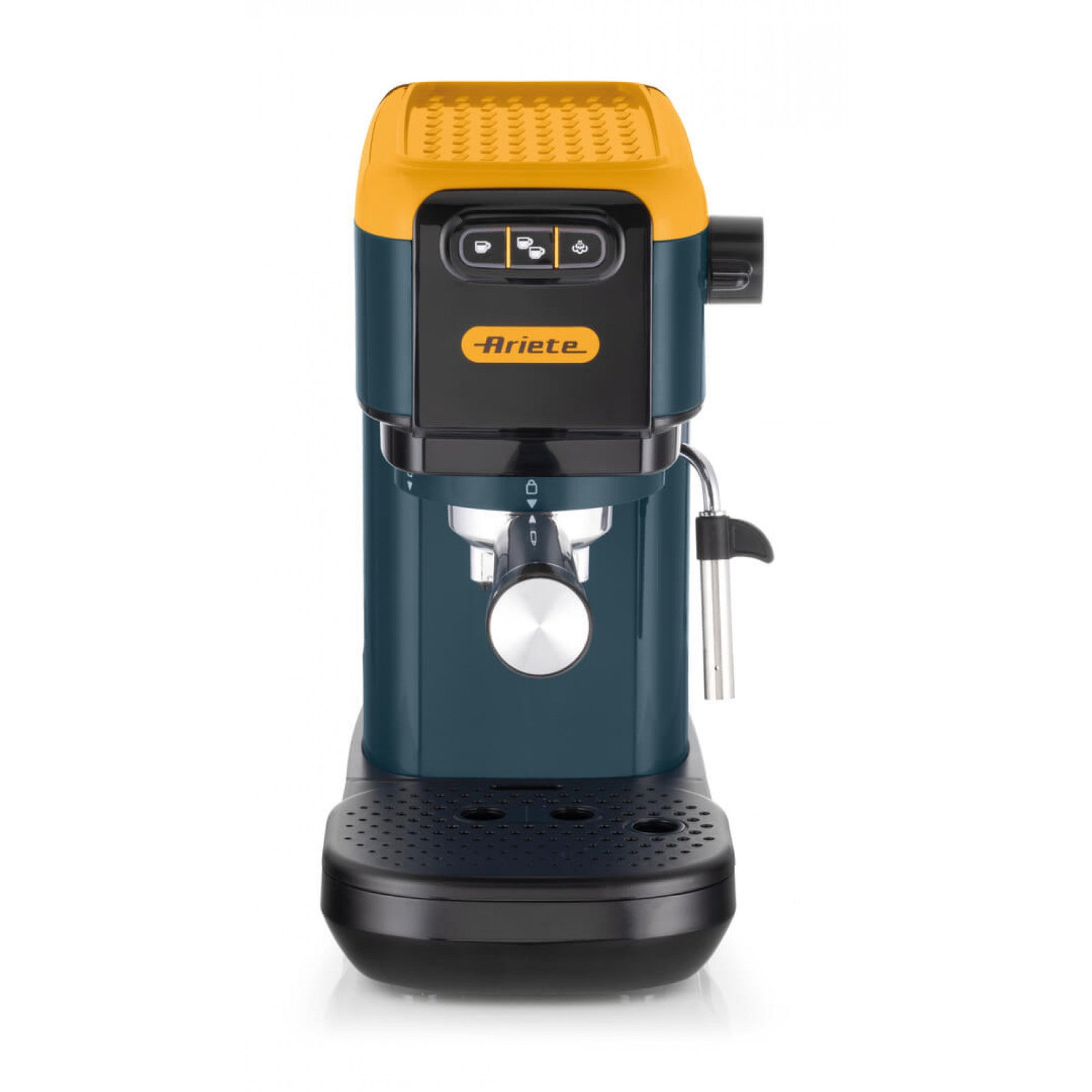 Ariete 1399 Macchina Caffè Espresso 15 bar Giallo Mango per Cialde E.S.E. e Macinato