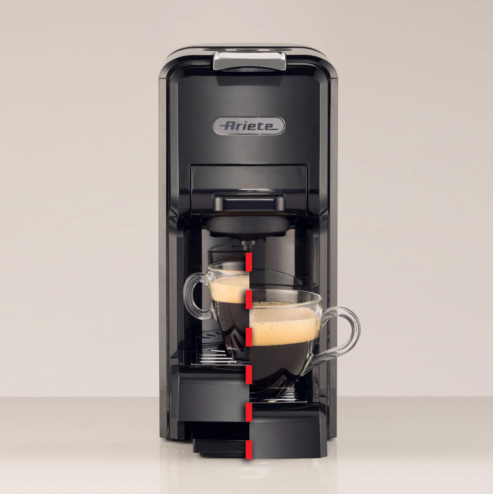 Ariete Macchina da Caffè Espresso 1304/1 Nero 19 bar Serbatoio 0,7L