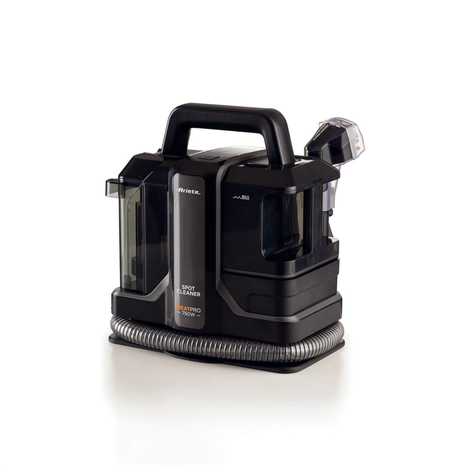Ariete 2482 Spot Cleaner Heat Pro Lavatappeti 750W Nero con Doppio Serbatoio
