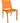 BICA Sedia da Giardino Impilabile in Polipropilene Arancio 46x54x80 cm Monoblocco
