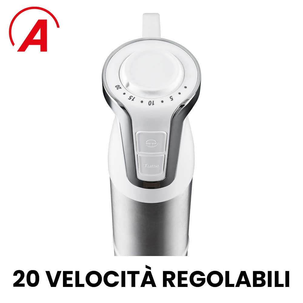 Ardes ARSET01 Frullatore a Immersione 3 in 1 1000W con Frusta e Tritatutto