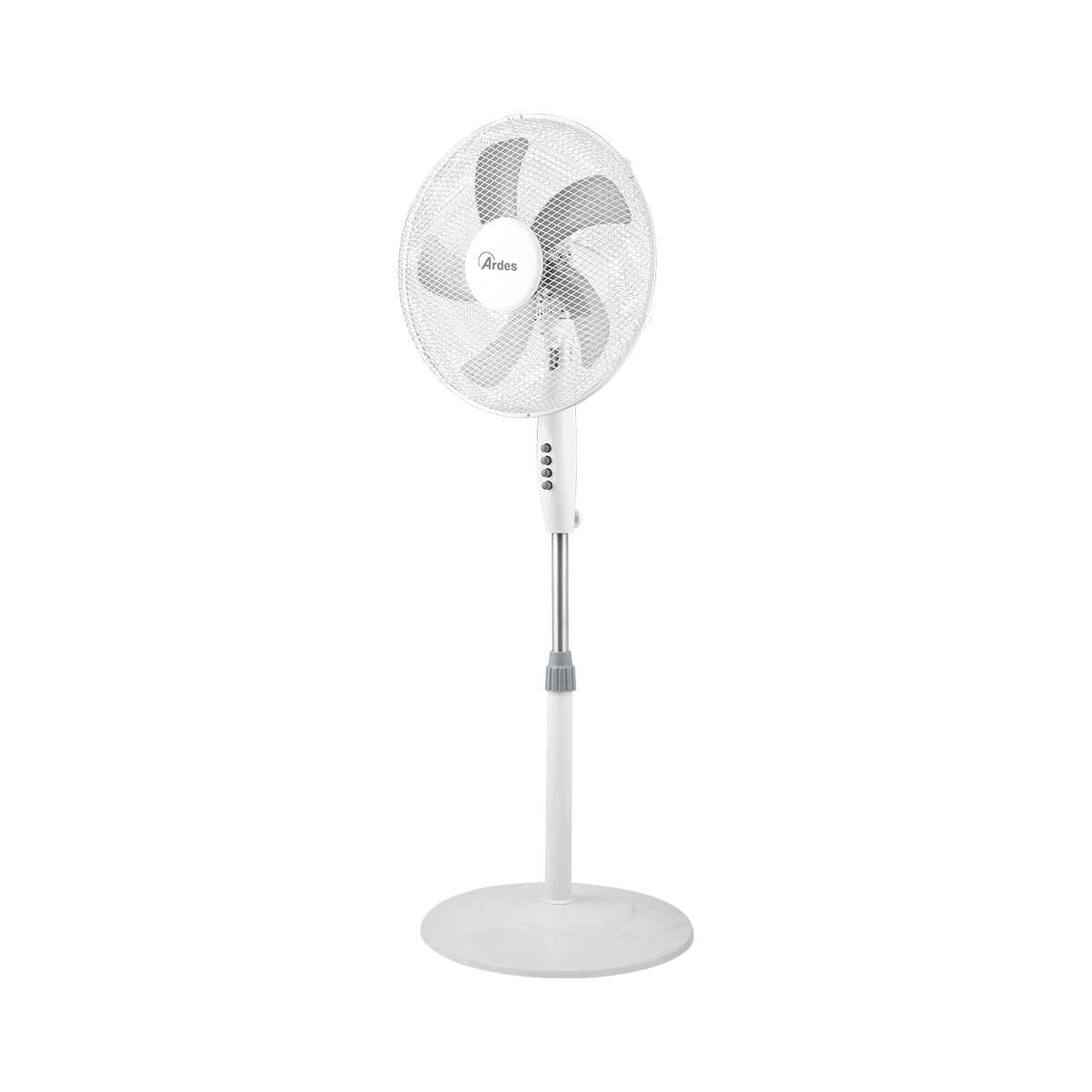 ARDES Ventilatore a Piantana Brisa AR5BR41PB Bianco 5 Pale 40W 3 Velocità