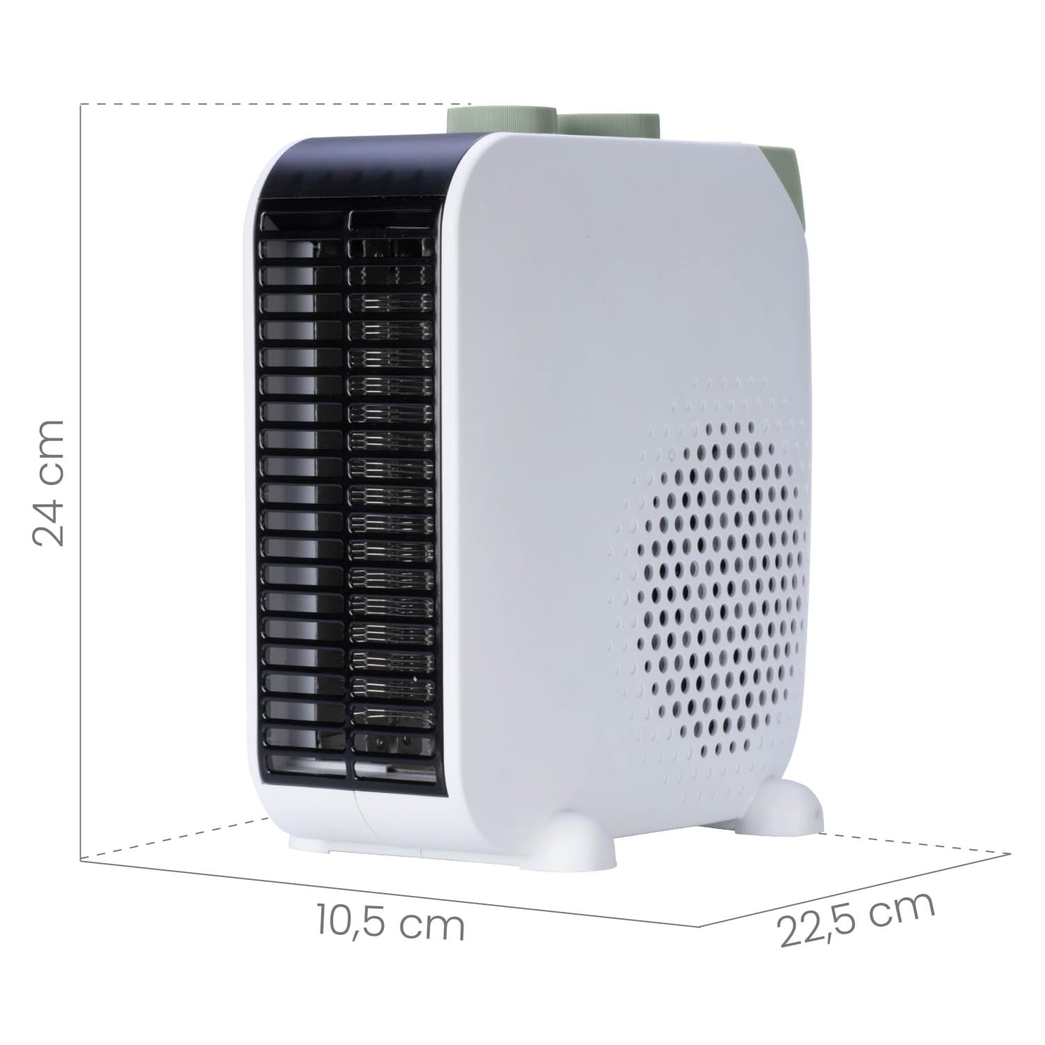 Ardes Termoventilatore AR4F15 Bianco 2000W Posizionabile Orizzontale/Verticale