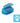 Cwr Fustella Blu Sicura per Ufficio - Diametro Foro 1,6 cm - 1 Pezzo