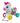 Clementoni Baby Unicorn Jouet interactif à tirer Multicolore 6 mois-3 ans 17803