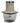 Melchioni Tritatutto 200W Capacità 1,2L Grigio e Trasparente 2 Lame