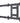 Meliconi Flag TV Supporto Parete Rotante 90° per TV fino a 82" Nero
